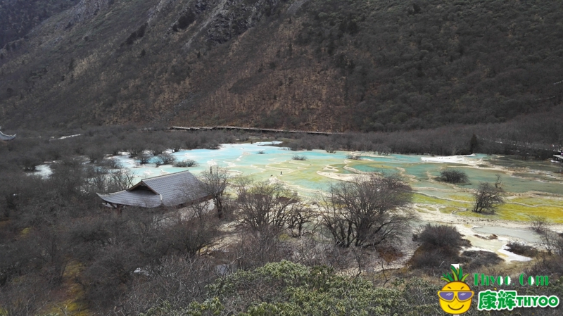 黃龍景區(qū)-五彩池-很漂亮